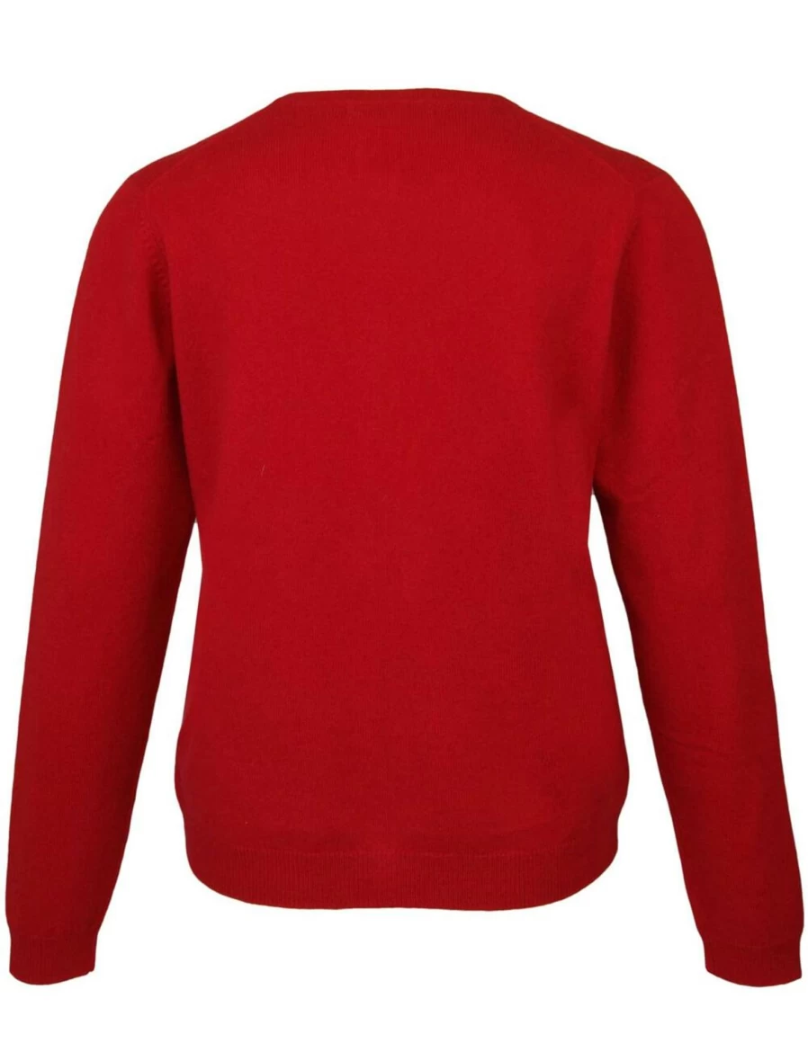 Lochmere Women's Cashmere Crew Neck Cardigan - Soft Luxury Knit Sweater