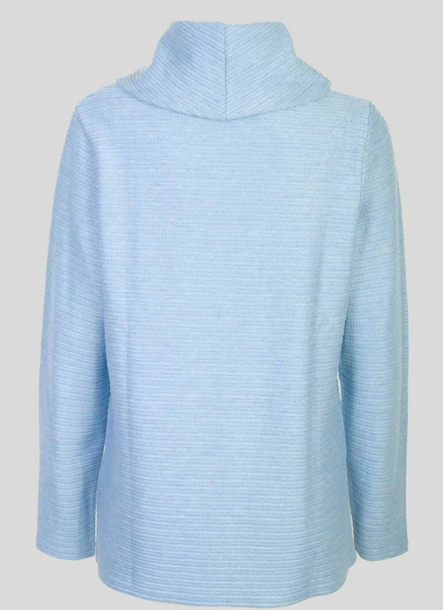 Isle Women's Elegant Cowl Neck Top - Soft Comfortable Stylish Blouse for Casual & Dressy Outfits