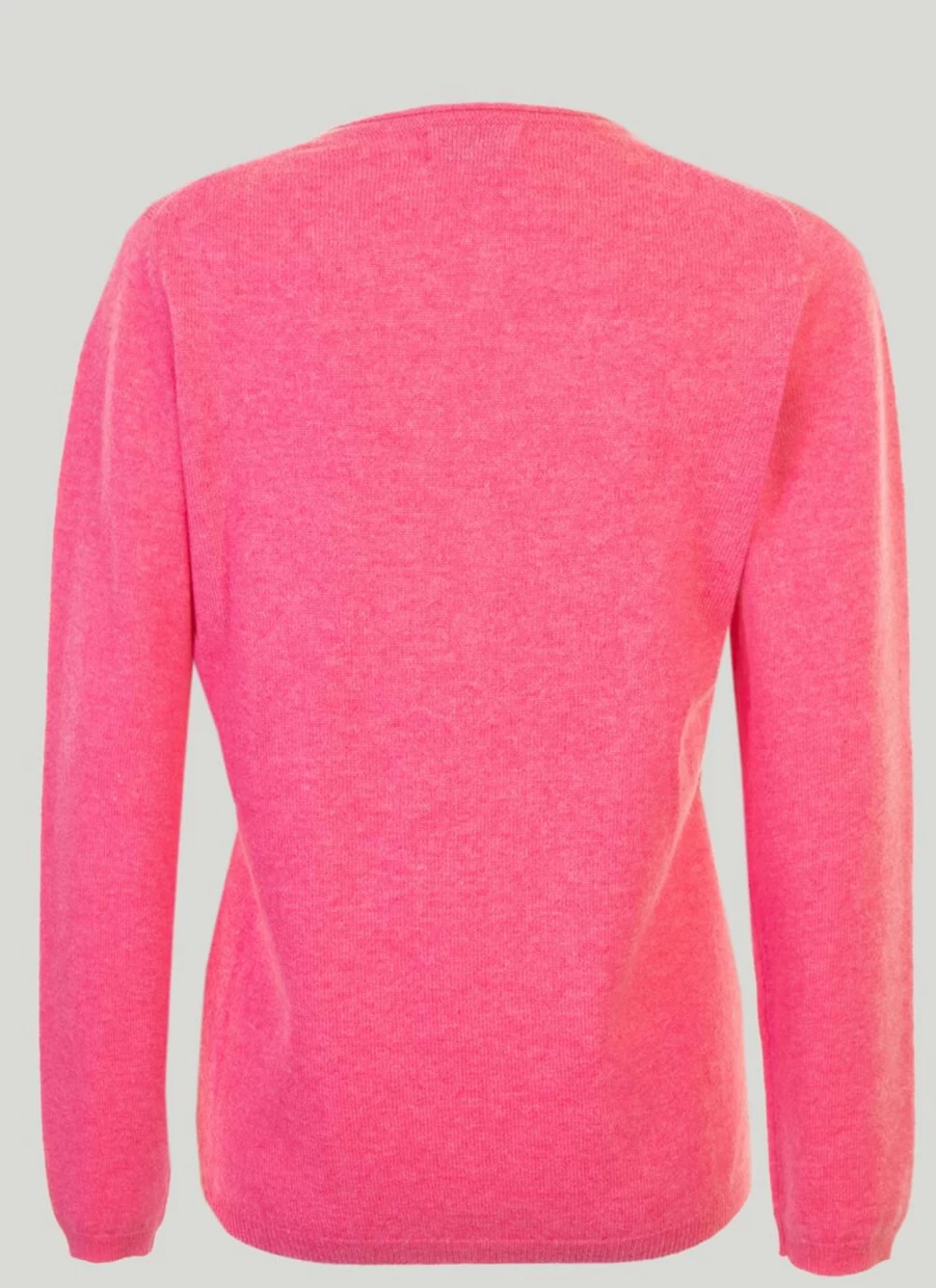 Gleneagles Women's Soft Cashmere Crew Neck Sweater for Luxury Comfort