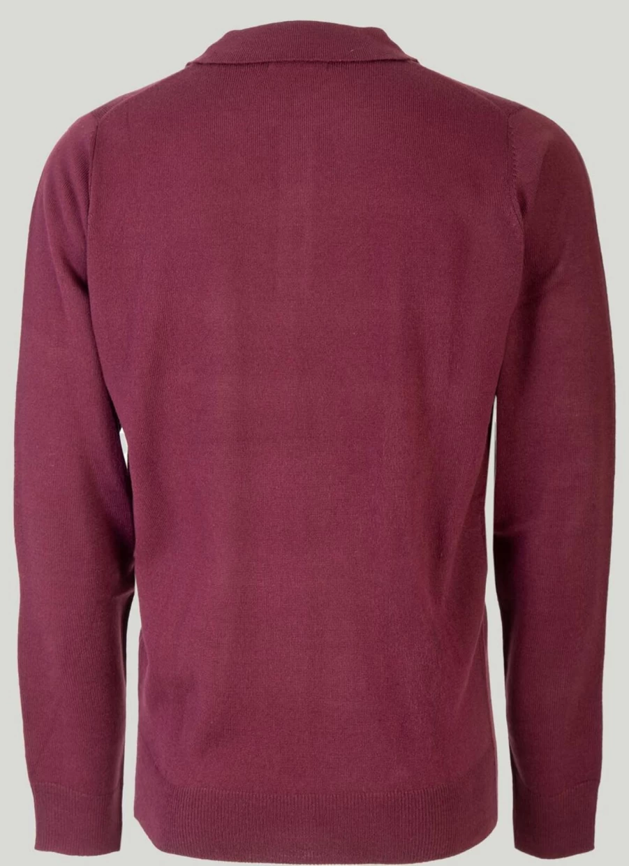 James Pringle Men's Fine Knit Collar Jumper - Premium Wool Sweater for Men