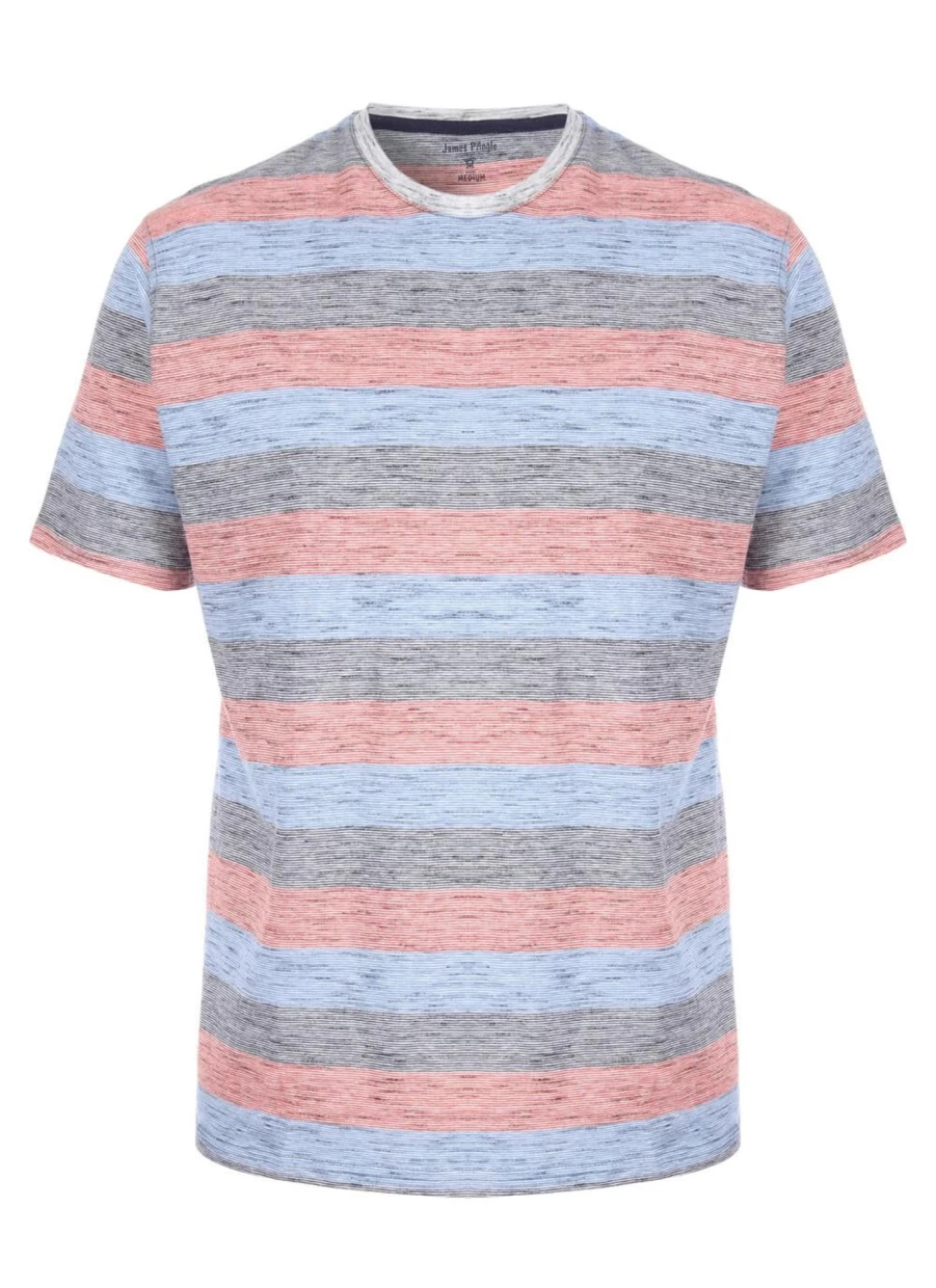 James Pringle Men's Classic Crew Neck T-Shirt - Comfortable Cotton Tee for Casual Wear