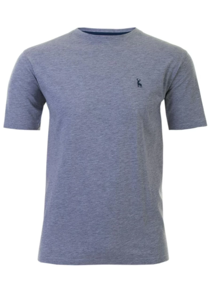 PG FIELD Men's Classic Crew Neck T-Shirt - Comfortable Cotton Tee for Casual Wear