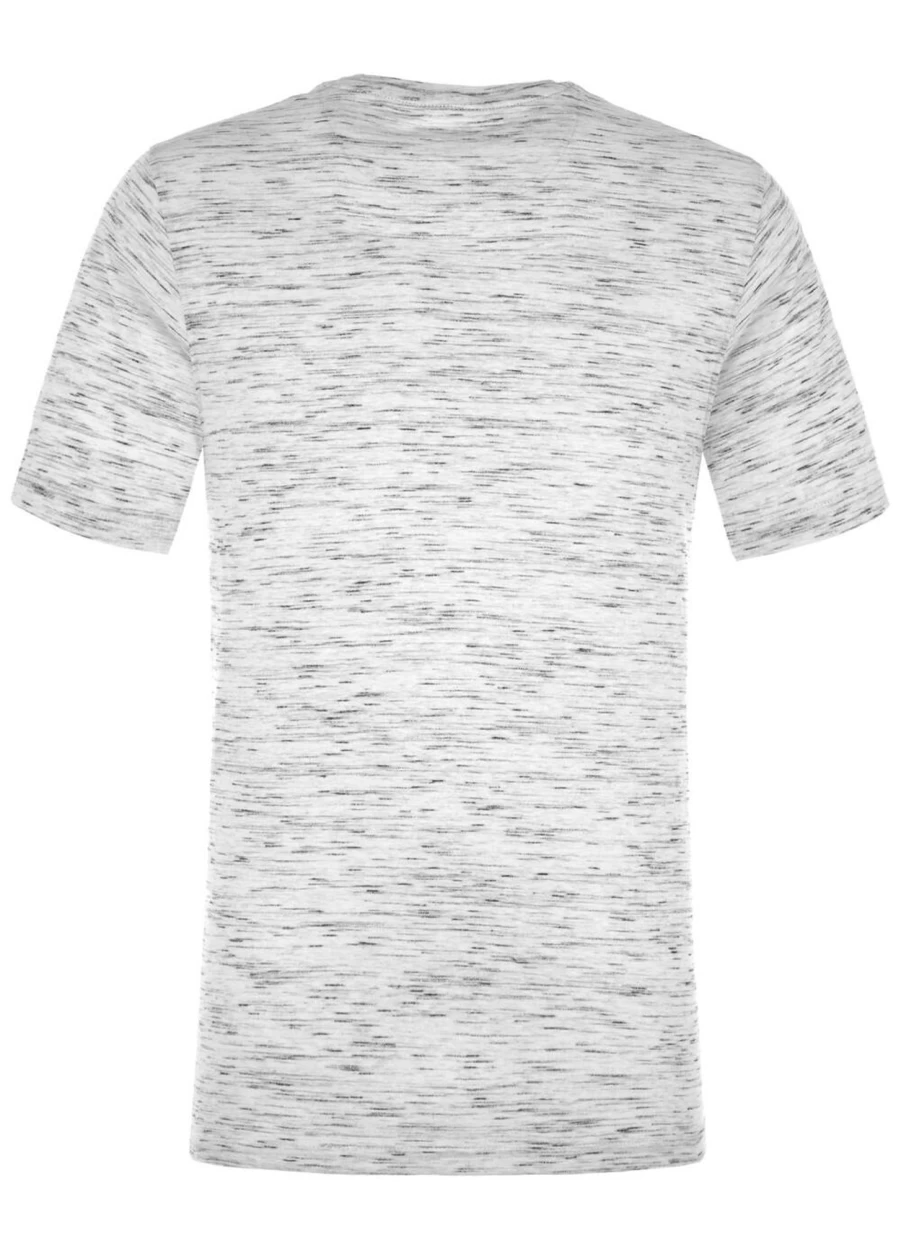 James Pringle Men's Ecru Marl Cotton T-Shirt - Classic Casual Tee