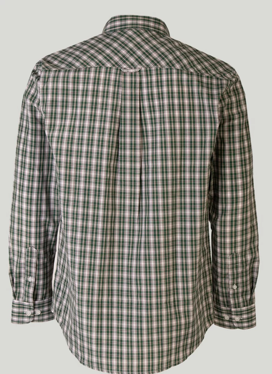 James Pringle Men's Long Sleeve Check Shirt - Classic Plaid Button-Up for Men
