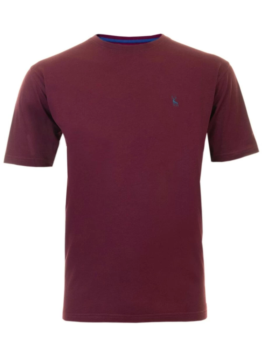 PG FIELD Men's Classic Crew Neck T-Shirt - Comfortable Cotton Tee for Casual Wear