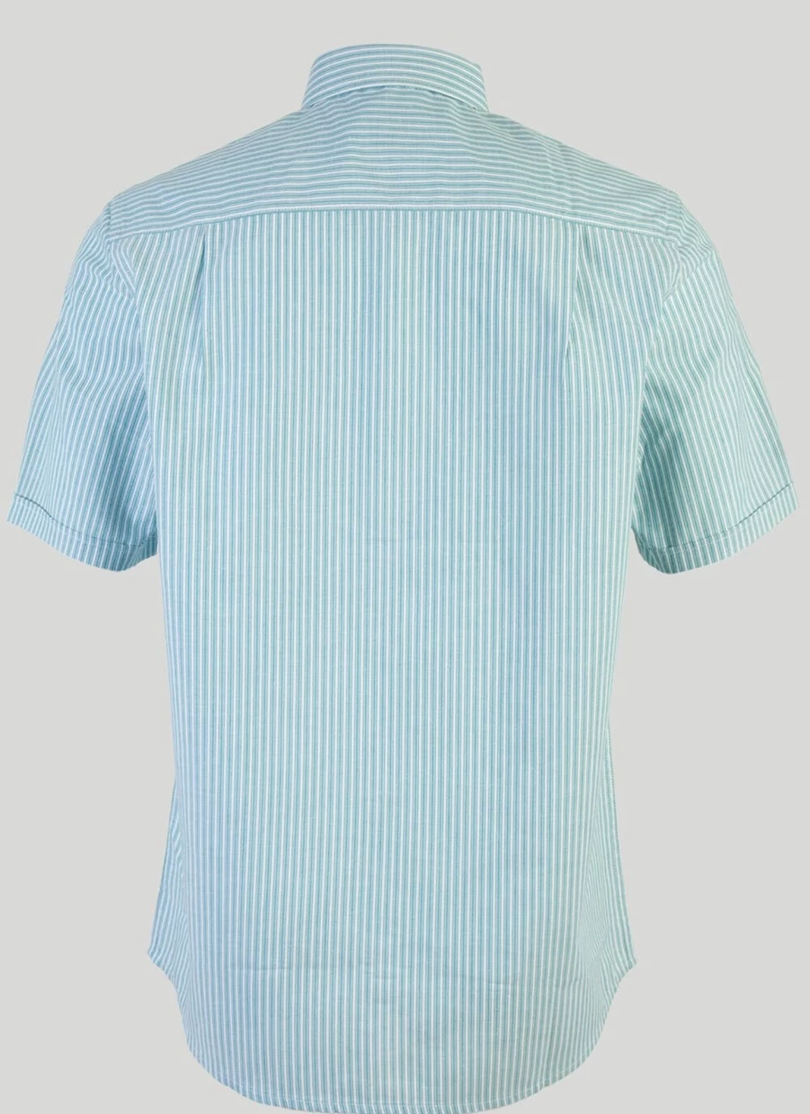 James Pringle Men's Oxford Stripe Shirt - Classic Striped Formal Wear for Men