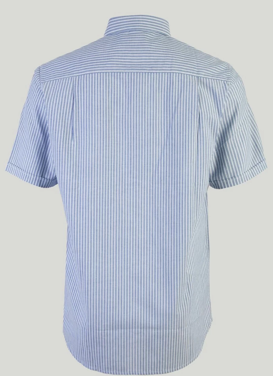 James Pringle Men's Oxford Stripe Shirt - Classic Striped Formal Wear for Men