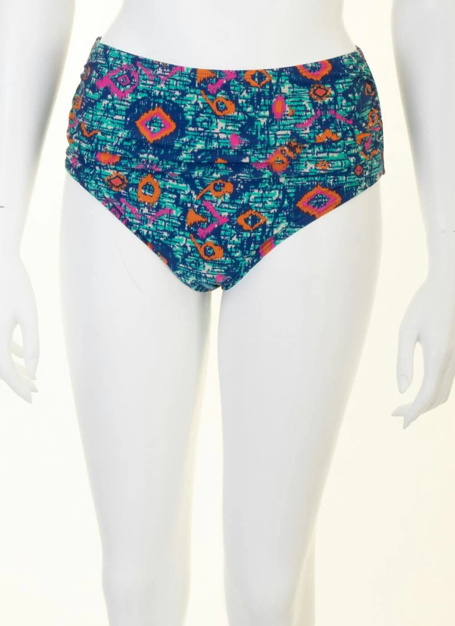 Isle Women's Aztec Print High-Waist Tankini Bottom for Swimwear