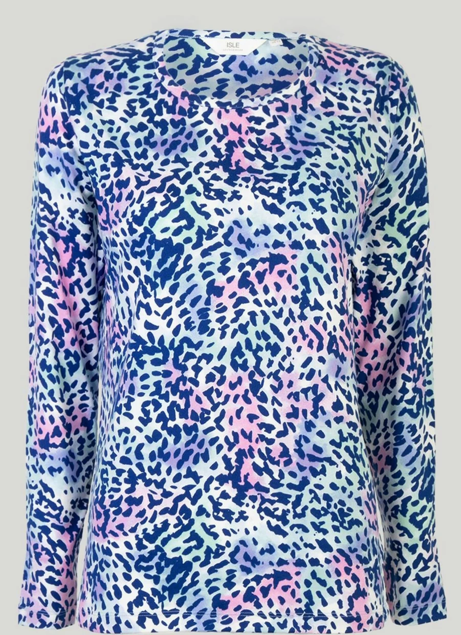 Country Rose Women's Floral Printed Thermal Top for Warmth & Style