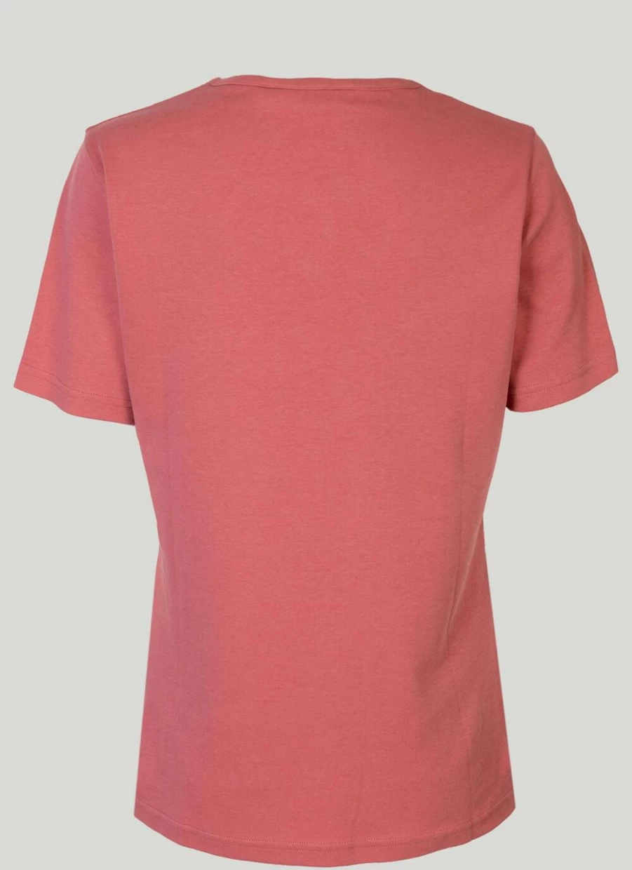 "Isle Women's Keyhole Neckline T-Shirt - Stylish Casual Top for Women"
