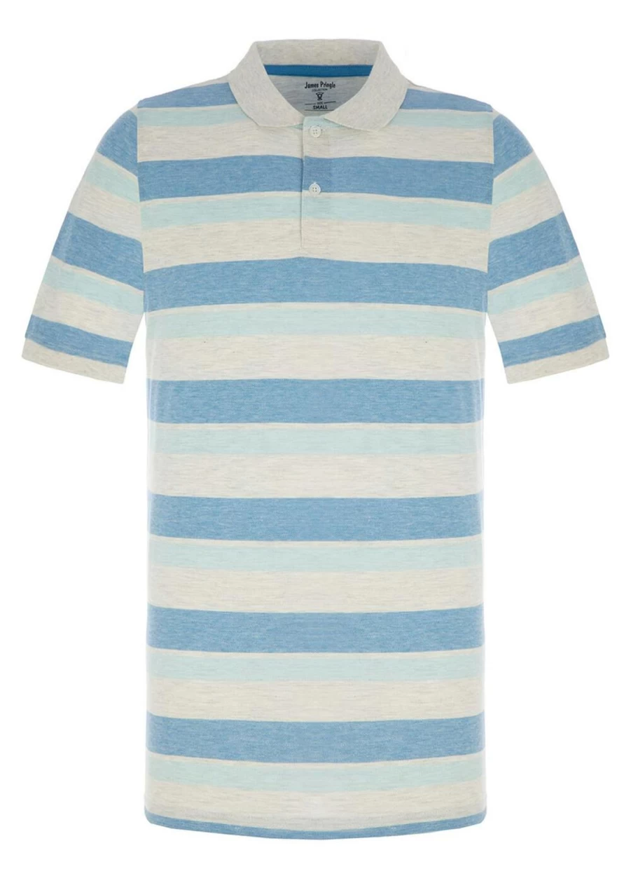 James Pringle Men's Lightweight Polo Shirt - Classic Fit, Breathable Fabric