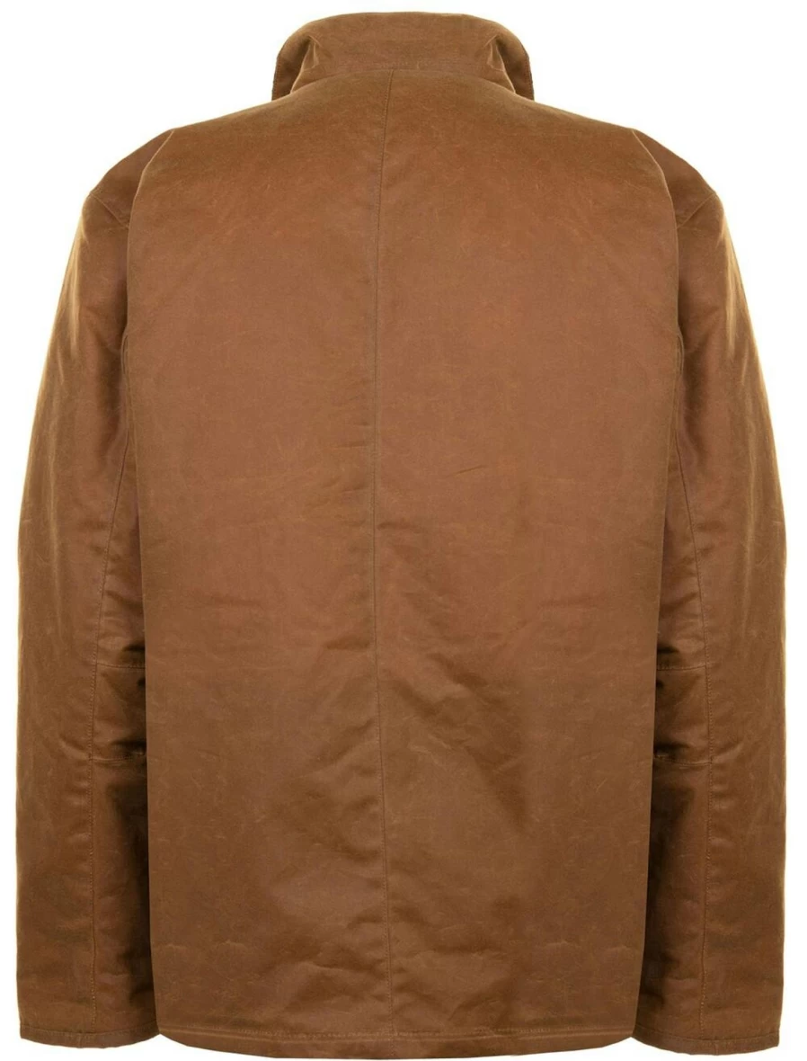 PG FIELD Men's Waxed Padded Jacket - Waterproof Winter Coat for Outdoor Activities