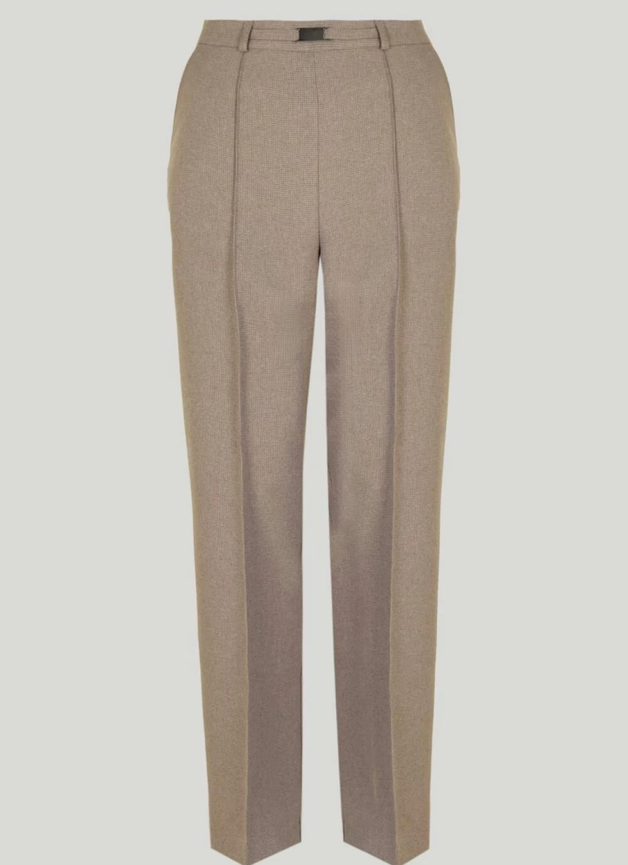 Honor Millburn Women's Classic High-Waist Trouser Pants 27" for Elegant Comfort
