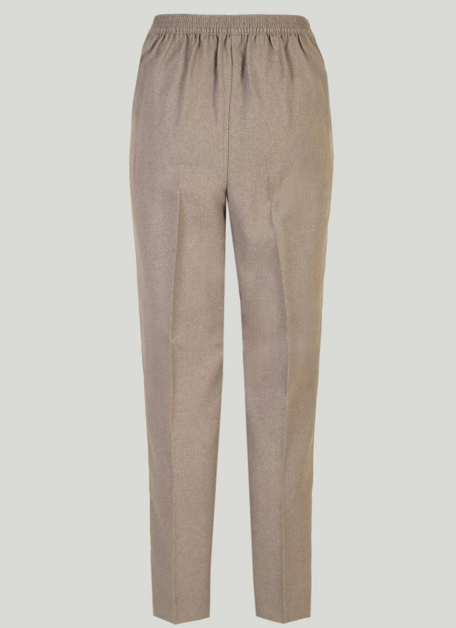 Honor Millburn Women's Classic High-Waist Trouser Pants 27" for Elegant Comfort