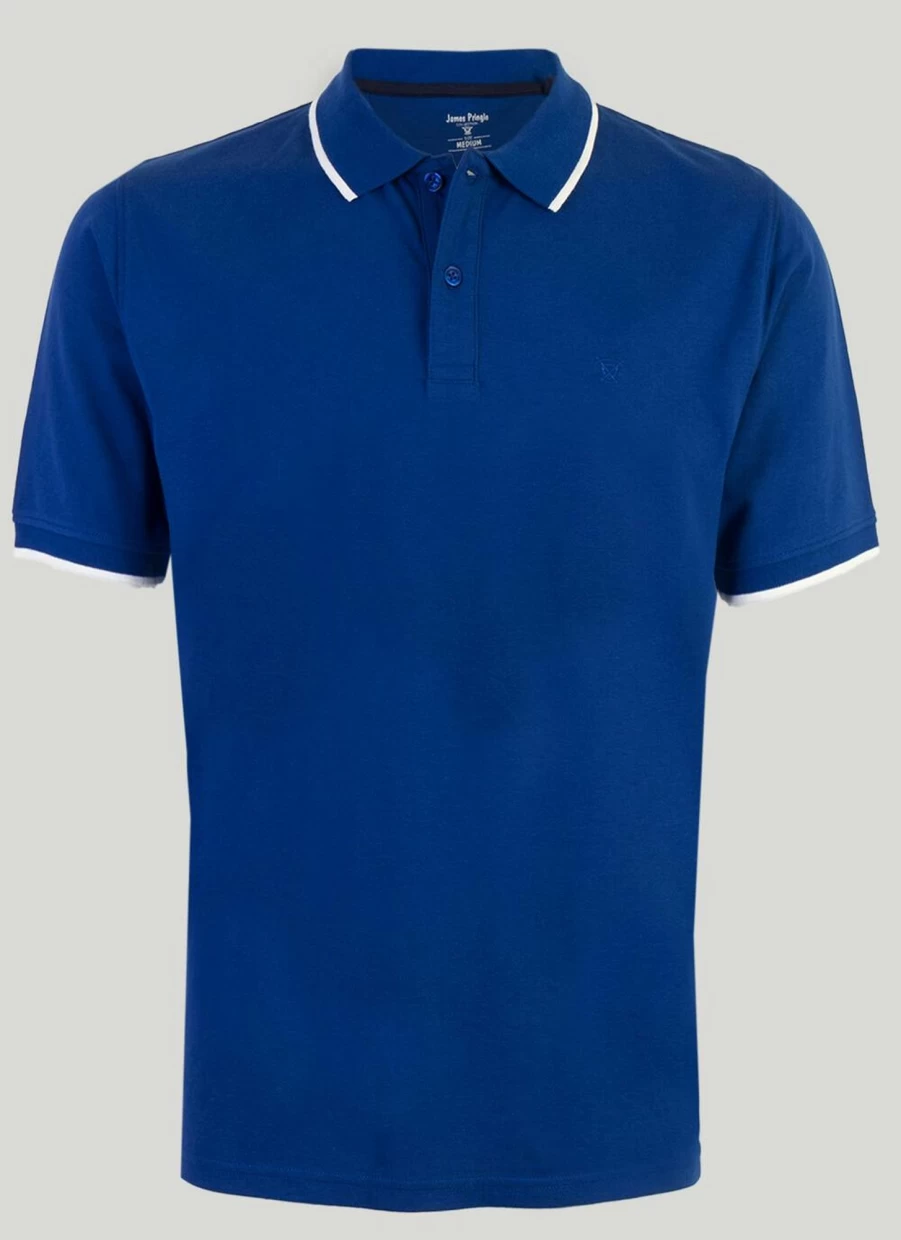 Men's Cotton Polo Shirt by James Pringle – Classic Comfort & Style