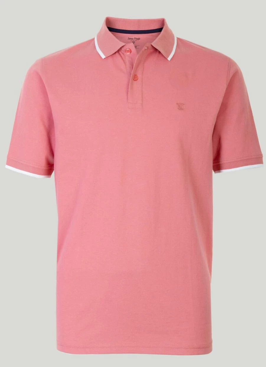 Men's Cotton Polo Shirt by James Pringle – Classic Comfort & Style