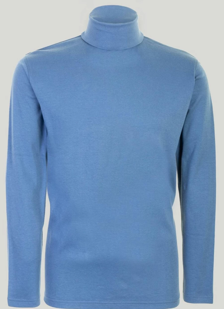 James Pringle Men's Roll Neck Jersey Top - Classic Knit Sweater for Men