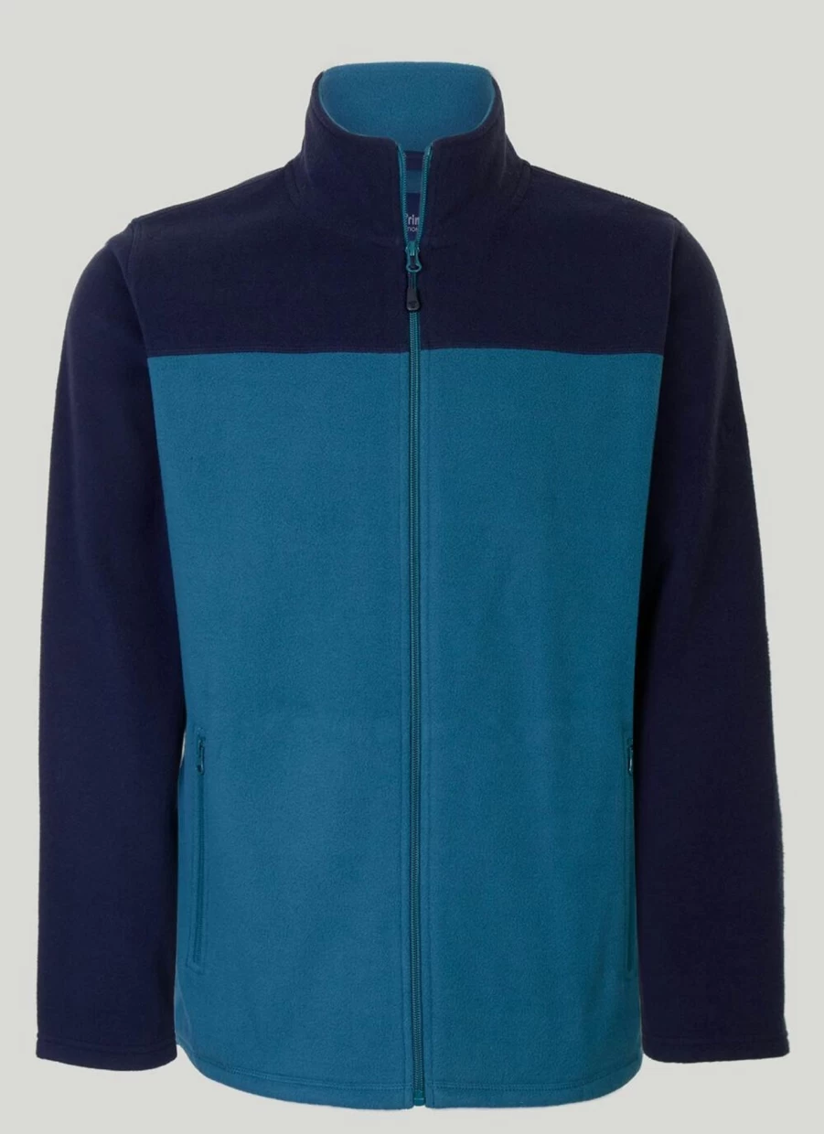 James Pringle Men's Contrast Fleece Jacket - Warm & Stylish Outerwear for Men