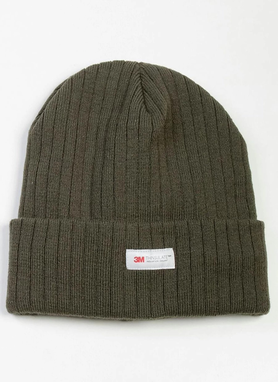 James Pringle Men's Khaki Thinsulate Knitted Winter Hat for Warmth & Style