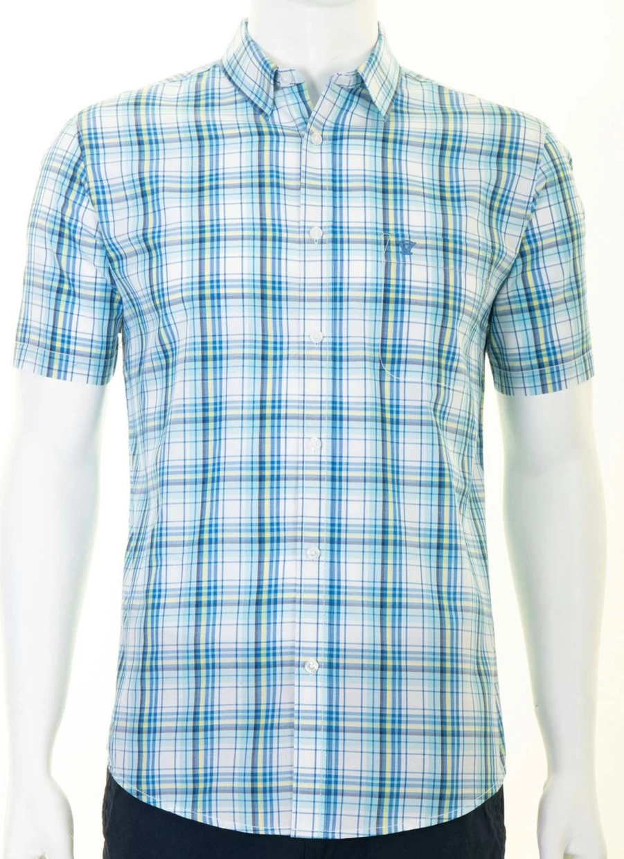 James Pringle Men's Classic Check Shirt - Premium Cotton Plaid Button-Up for Men