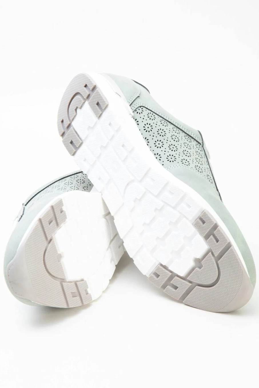 Comfy Sense Women's Green Side Zip Training Sneakers for Comfort & Style