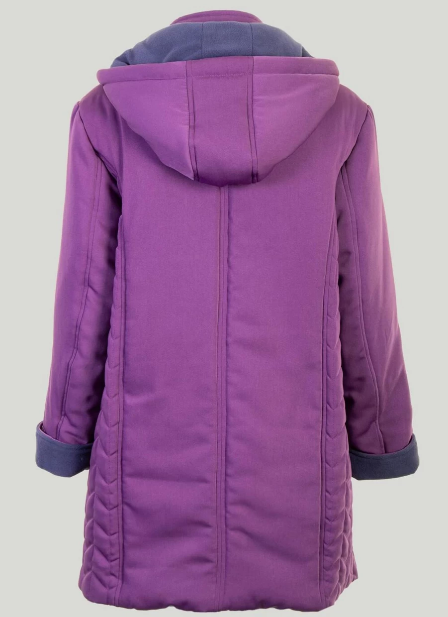 Isle Women's Quilted Hooded Coat - Stylish Warm Winter Jacket