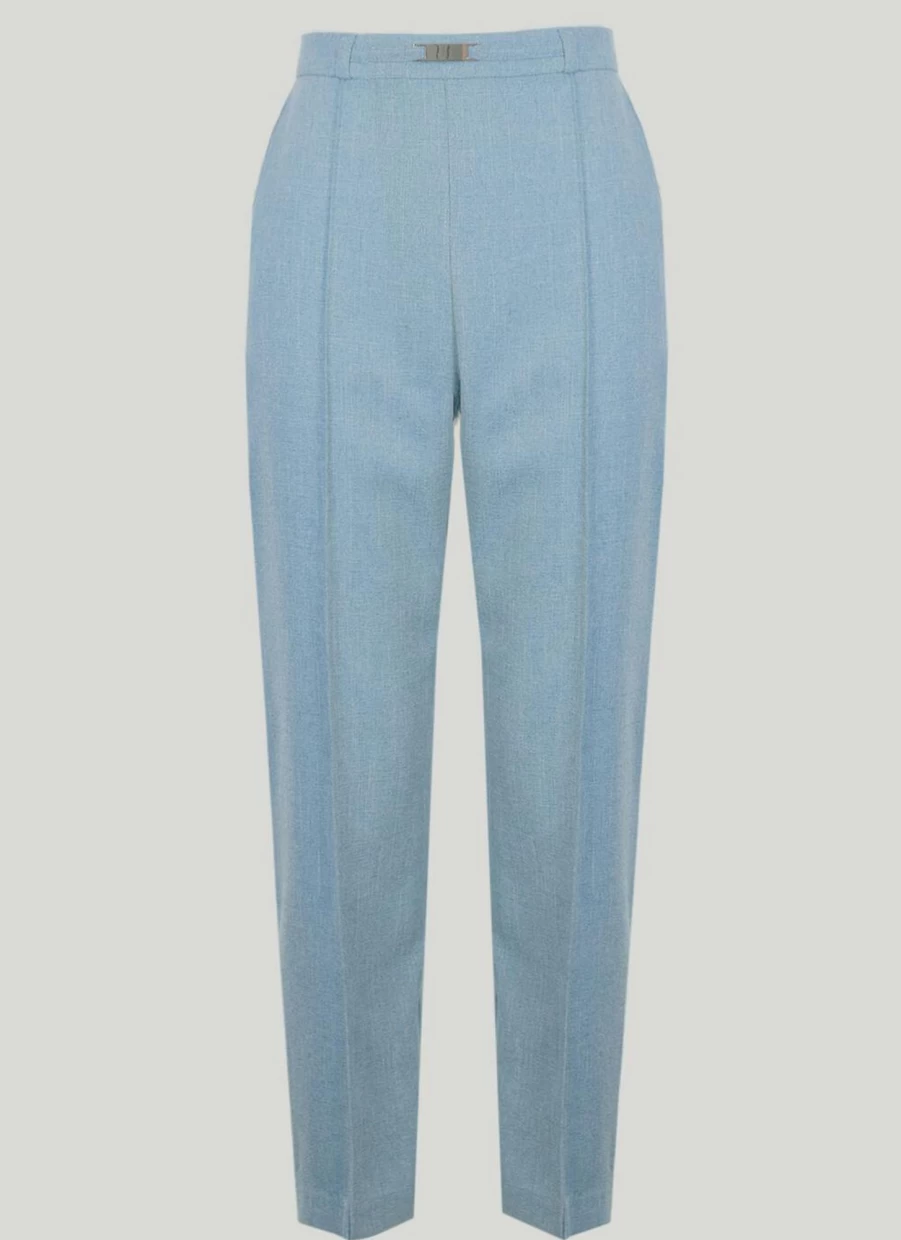 Honor Millburn Women's Blue Classic Trousers - Timeless Comfort & Style
