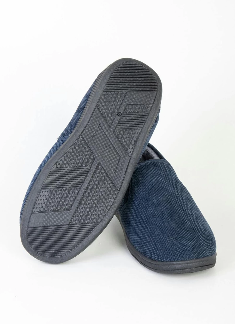 James Pringle Men's Velour Slippers - Soft & Comfortable Luxury House Shoes