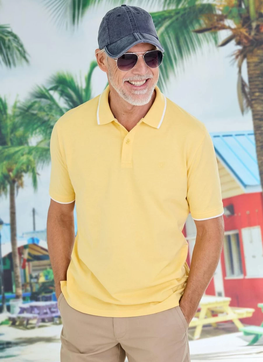 Men's Cotton Polo Shirt by James Pringle – Classic Comfort & Style