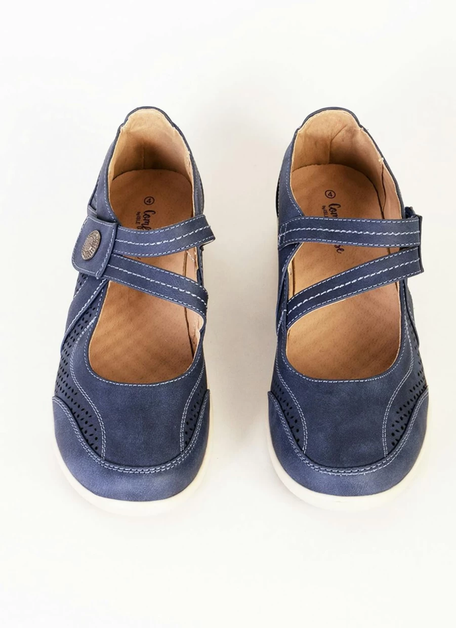 Comfy Sense Women's Mary Jane Shoes - Comfortable & Stylish Loafers for Everyday Wear