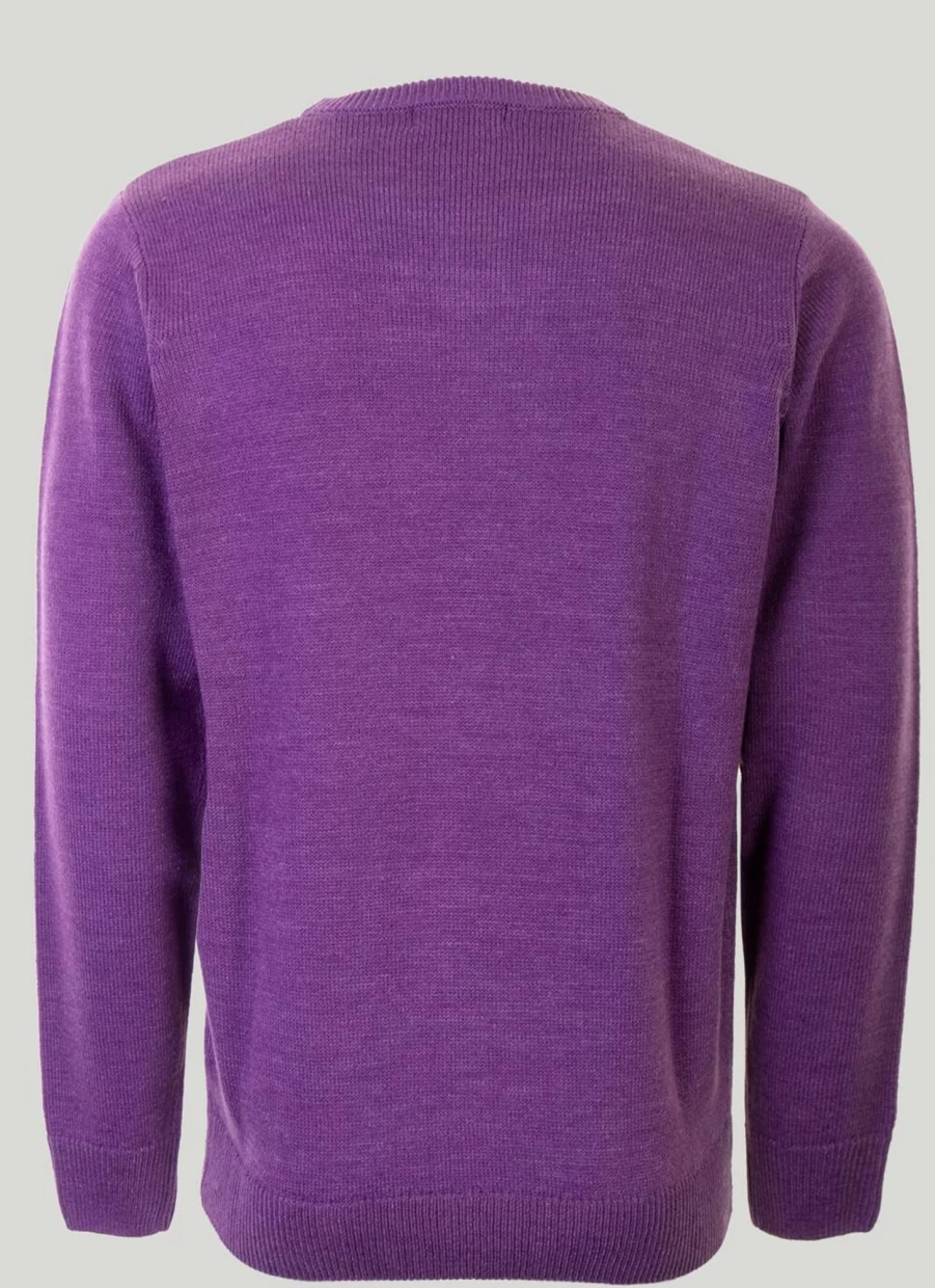 James Pringle Men's Crew Neck Knitted Jumper - Soft Wool Sweater for Men, Classic Casual Pullover