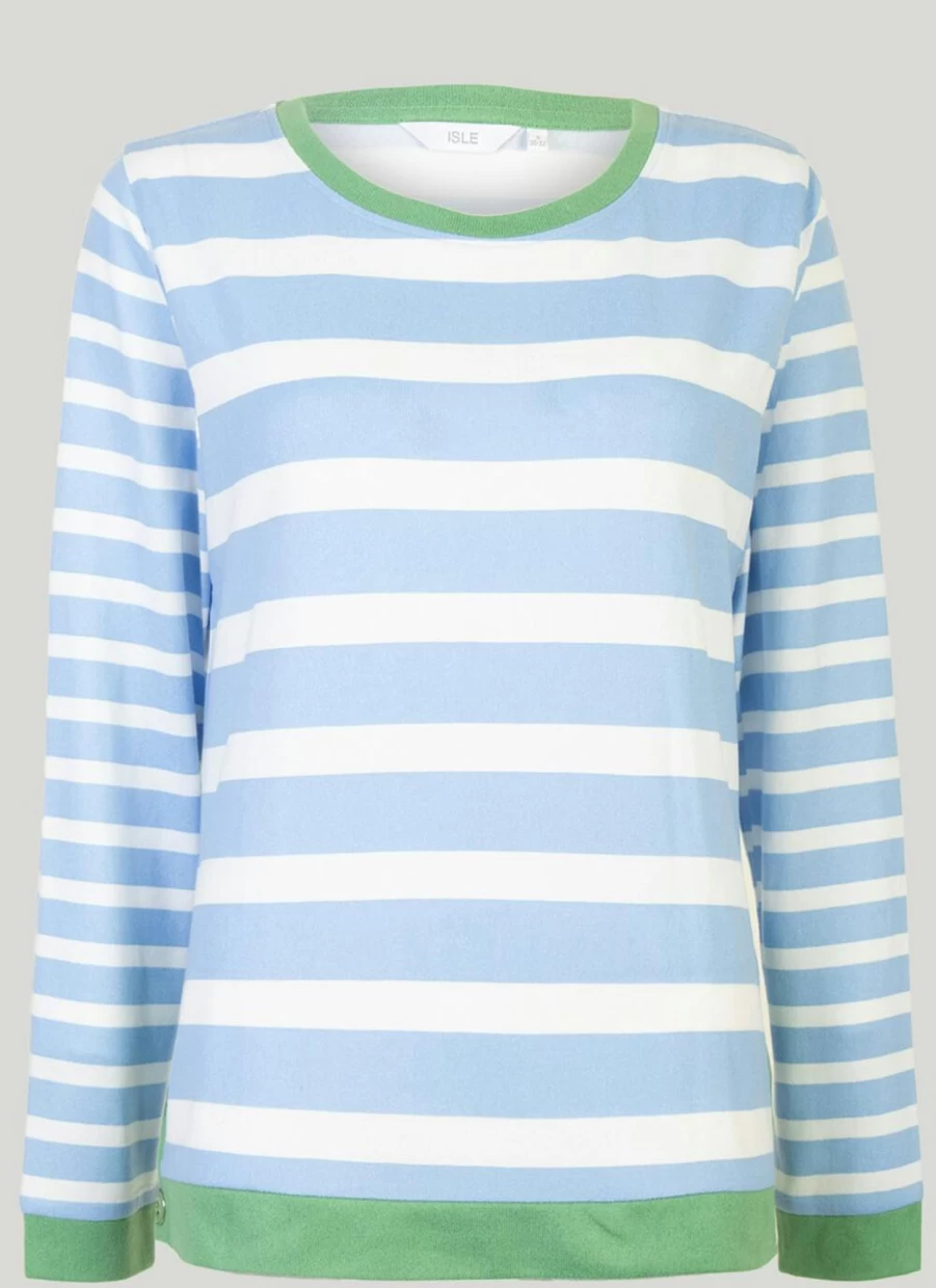 "Isle Women's Stripe Top - Stylish Casual Striped Shirt for Women"