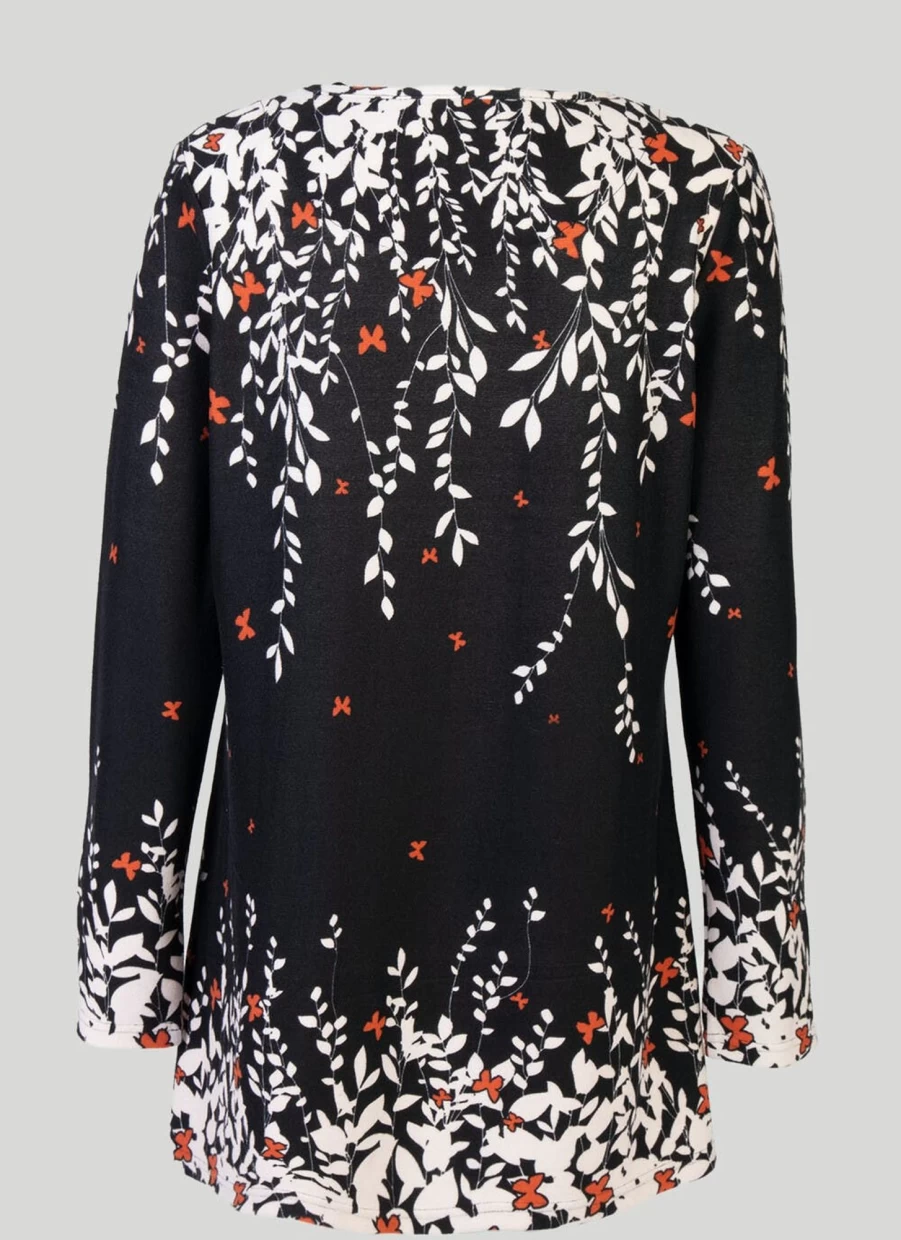 Isle Women's Fashion Printed Top - Stylish & Comfortable Blouse for Everyday Wear