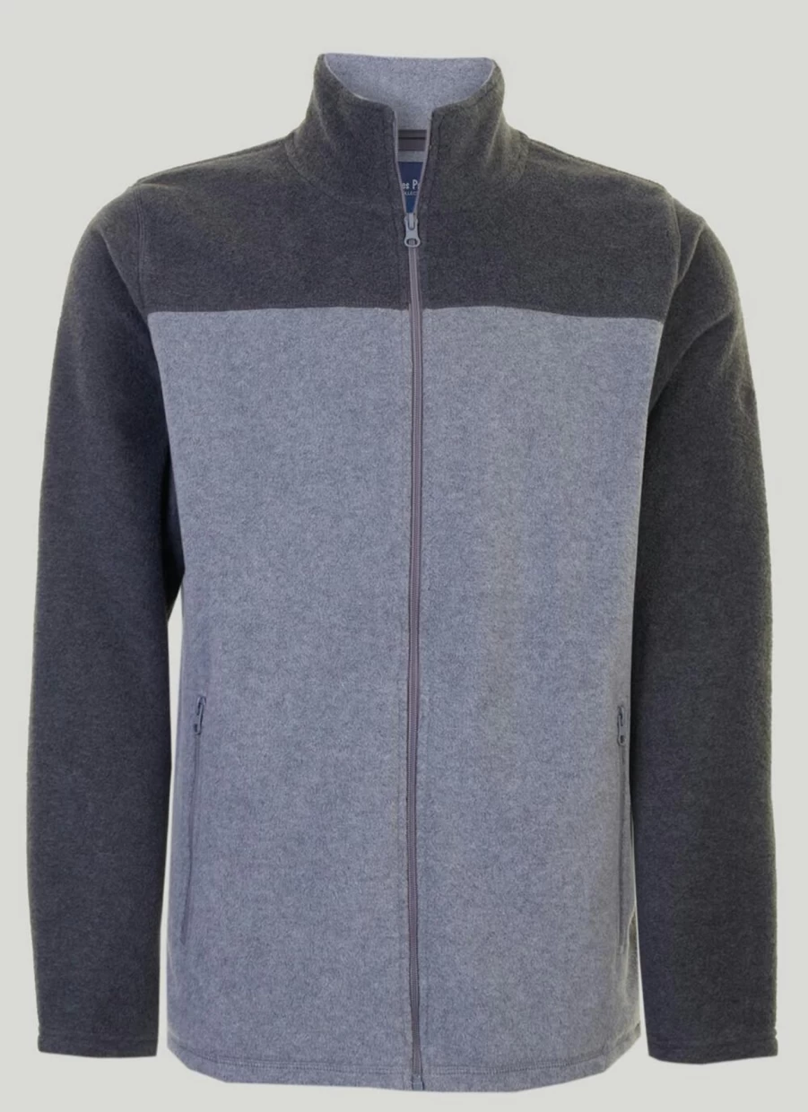 James Pringle Men's Contrast Fleece Jacket - Warm & Stylish Outerwear for Men