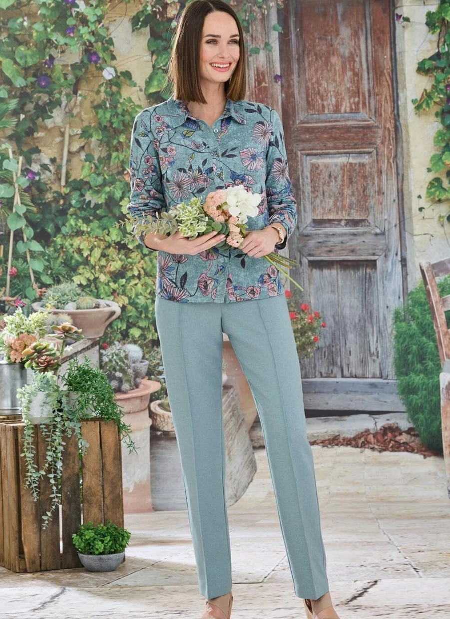 Honor Millburn Women's Topaz Classic High-Waisted Tailored Trousers for Elegant Comfort