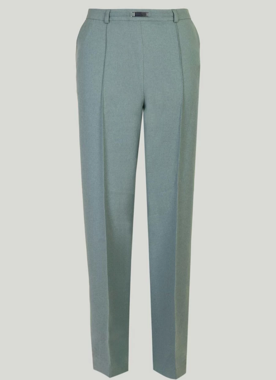 Honor Millburn Women's Topaz Classic High-Waisted Tailored Trousers for Elegant Comfort
