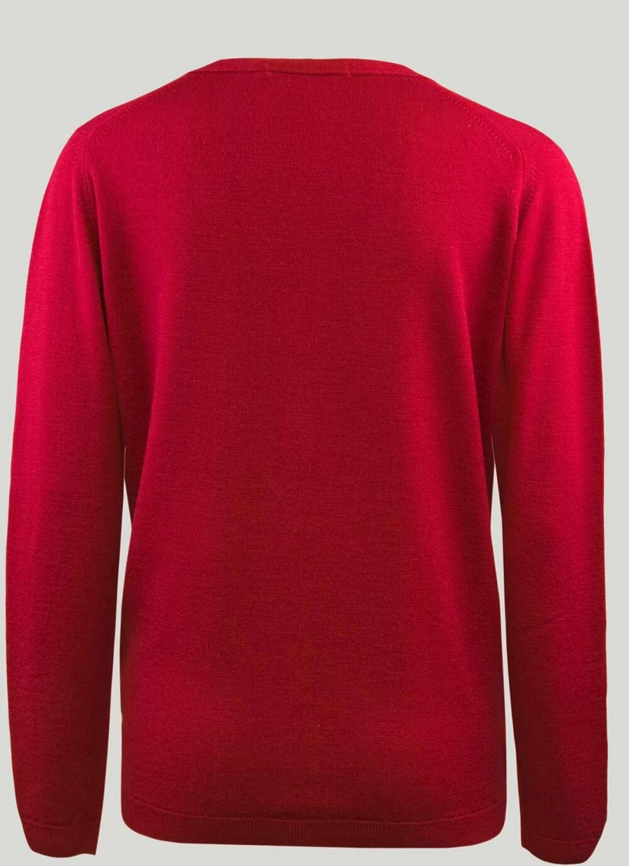 "Isle Women's Merino Wool V-Neck Cardigan – Soft & Comfortable Knit Sweater"