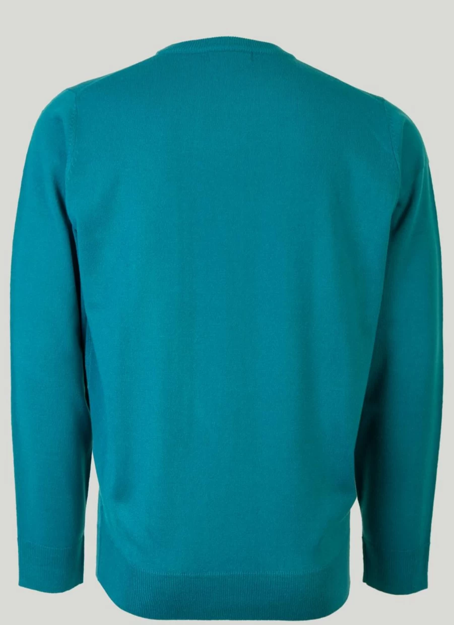 James Pringle Men's Fine Knit Crew Neck Jumper - Soft Comfortable Wool Sweater